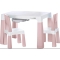 Table And Chair Set - Pink