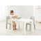 Table And Chair Set - Gray