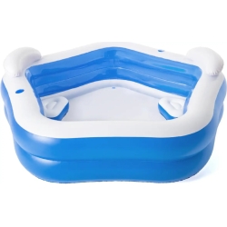 Pentagonal Inflatable Swimming Pool 213x206 Cm
