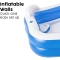 Pentagonal Inflatable Swimming Pool 213x206 Cm