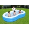 Lake Shaped Inflatable Swimming Pool 262x157 Cm