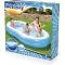Lake Shaped Inflatable Swimming Pool 262x157 Cm