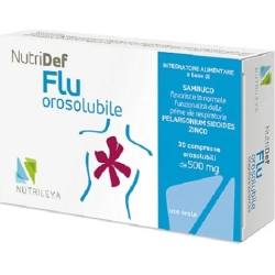 Nutridef Flu Orosolubile - Lung Health Supplement 20 Tablets