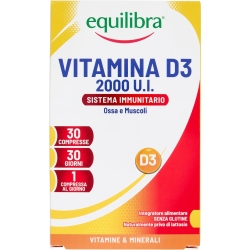 Vitamin D3 2000 IU - Immune Boost Supplement 30 Tablets