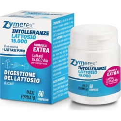 Intolleranze Lattosio 15000 - Lactose Intolerance Supplement 60 Tablets