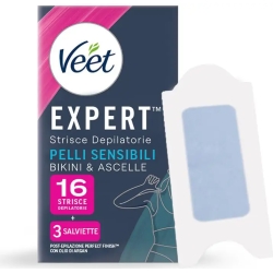 Expert - 16 Depilatory Strips For Bikini and Underarms