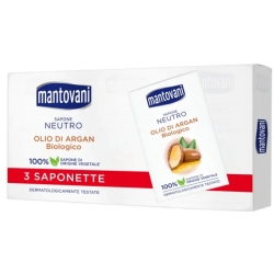 Neutral Soap With Organic Argan Oil - 3 Bars of 90 G