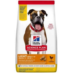 Science Plan Light Medium Adult Chicken - Dry food for dogs 14 kg