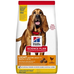 Science Plan Light Medium Mature Adult Chicken - Dry food for dogs 14 kg