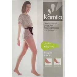 Kamila Comfort Easy - 70 Den Collant - Size 5 Black