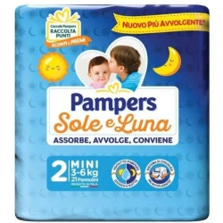 Sole e Luna Mini - 21 diapers size 2 (3-6 kg)
