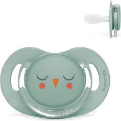 Bonhomia - SX Pro 6-18M Silicone Pacifier - Green Owl