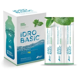 Idrobasic Mint - Magnesium and potassium supplement 15 sachets