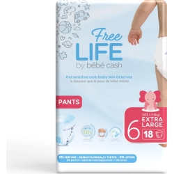 Bébé Cash Pants  - 18 Absorbent Pants Size 6 (+15 Kg)