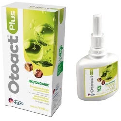 Otoact Plus - Ceruminolytic liquid emulsion for dogs and cats 100 ml