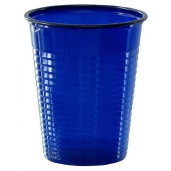 100 blue cups