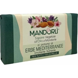 Mandorlì Erbe Mediterranee - Vegetable soap with almond oil 100 g