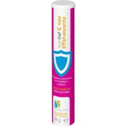 Nutridef C 1000 Effervescent - Vitamin C & Zinc Supplement 20 Tablets
