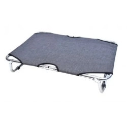 Foldable dog bed Size 40X60 cm - Grey