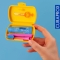 Travel set for oral hygiene - yellow