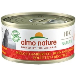 HFC Natural Chicken and Shrimp - Wet food for cats 70 g