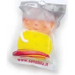 2 shower sponges in assorted colors