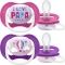 Ultra Air Happy 6-18 M - 2 silicone pacifiers - papa/Baloon