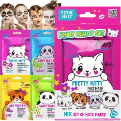 Funny beauty Set - 4 face masks