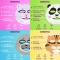 Funny beauty Set - 4 face masks