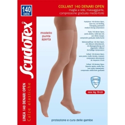14 den open tip pantyhose - Natural size 2