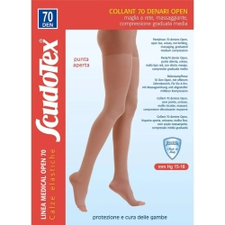 70 Den open tip knee-high - Natural size 5