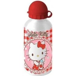 Aluminum bottle with Hello Kitty decorations - assorted colors