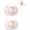 Dreams - 2 Silicone Pacifiers 0-6 Months - Pink