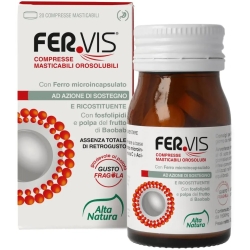 Fervis - iron supplement 20 chewable tablets