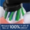 Crossaction - 5 black toothbrush head