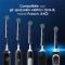 Crossaction - 5 black toothbrush head