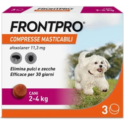 Frontpro 11,3mg - 3 Chewable Tablets for 2-4 Kg Dogs