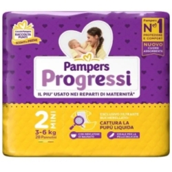 Progressi Mini - 28 Diapers Size 2 (3-6 Kg)