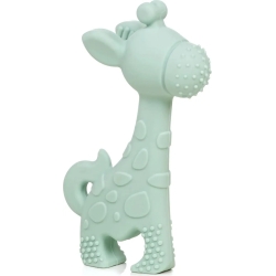 Giraffe Shaped Silicone Teething Ring - Green