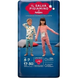 The Pajama Saver - 10 Absorbent Panties Size S/M (17-30 Kg)
