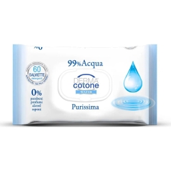 60 pure water wipes