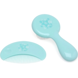 Comb And Brush Set For Children - Light Blue