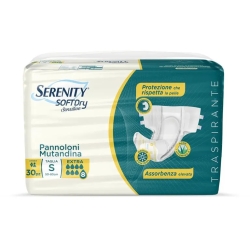 Soft Dry Sensitive Maxi 30 panty diapers size s
