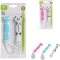 Baby Panda - 2 Silicone Spoons - Blue
