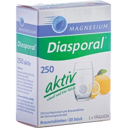 Magnesium Diasporal 300 direkt - Lemon - Energy Supplement 20 Sachets