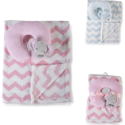 Hug & Credle Sammy - Baby blanket 75X90 Moni Pink