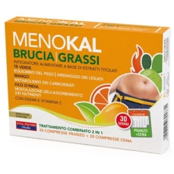 Menokal Bruciagrassi - Fat Burners Supplement 30 + 30 Tablets