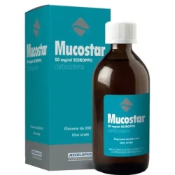 Mucostar 50 mg/ml - Cough syrup 200 Ml