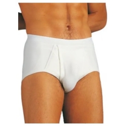 Man Contenitive Briefs - Size 2 White