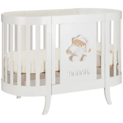 Tato - Oval Cot With Mattress And Pillow